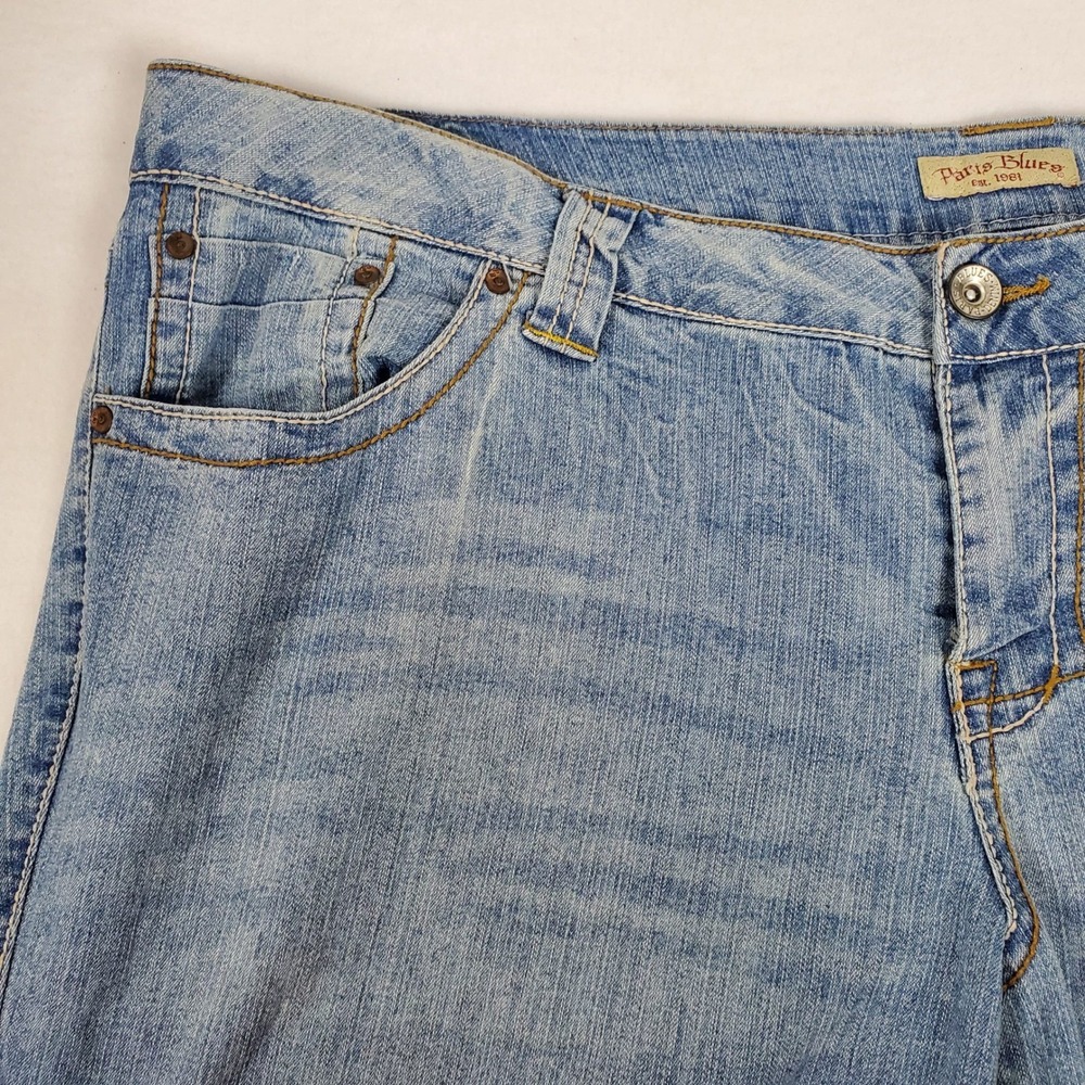 Paris Blues Denim Jeans Women's Size 24 Light Bootcut Authentic American‎ Brand - Picture 8 of 16